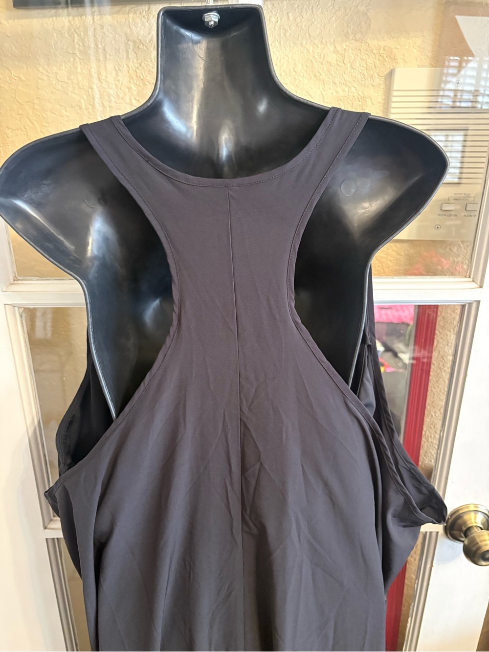 Black Racerback High-Low Swing Dress - Picture 8 of 8